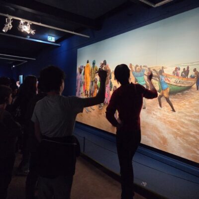 Les 5es visitent l'exposition "Migrations & climat"